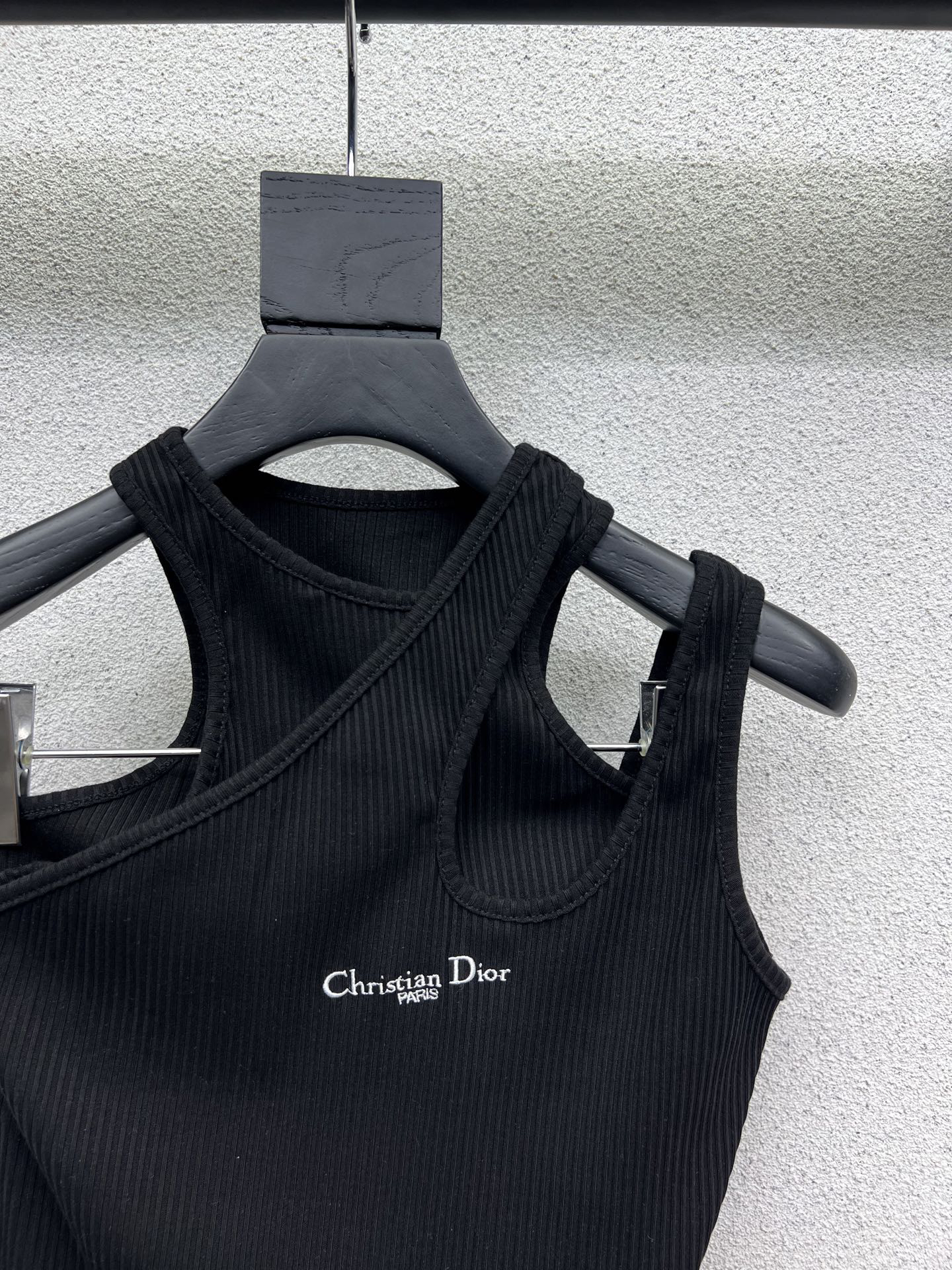 DIO25SS False Two Piece Monogrammed Embroidered Vest