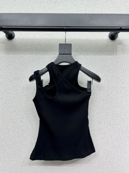 DIO25SS False Two Piece Monogrammed Embroidered Vest