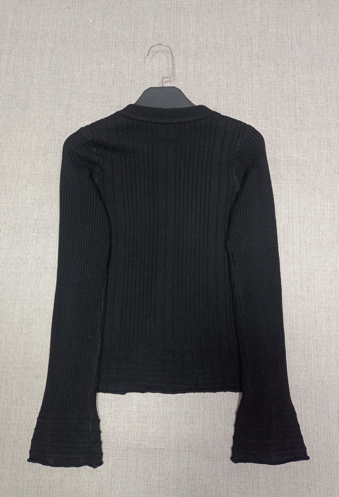 CHANE25SS Slim Fit Knitted Cotton Cardigan