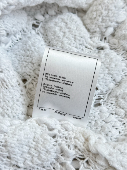 CHANE25SS Short Knit Sweater