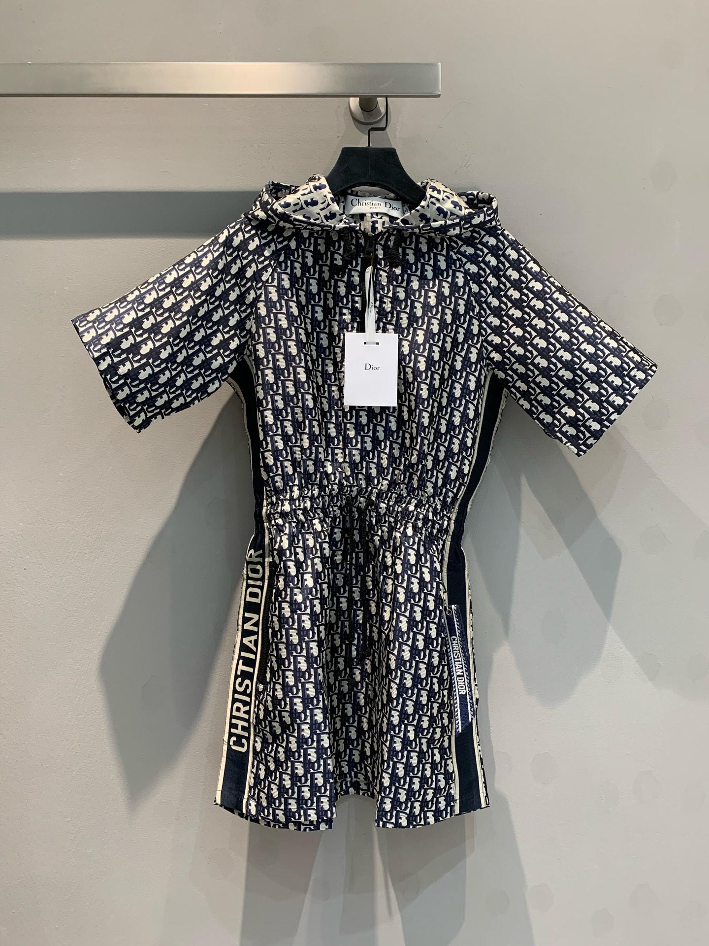 DIO Jacquard Short Sleeve Dress