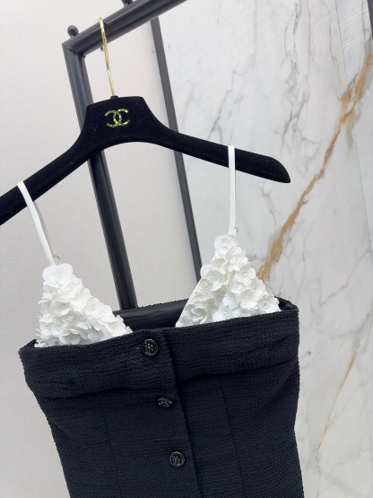 CHANE25SS three-dimensional floral suspenders