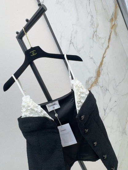 CHANE25SS three-dimensional floral suspenders