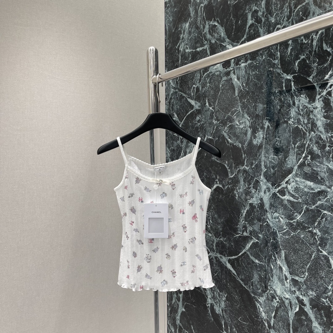 CHANE25SS Colourful Print Vest