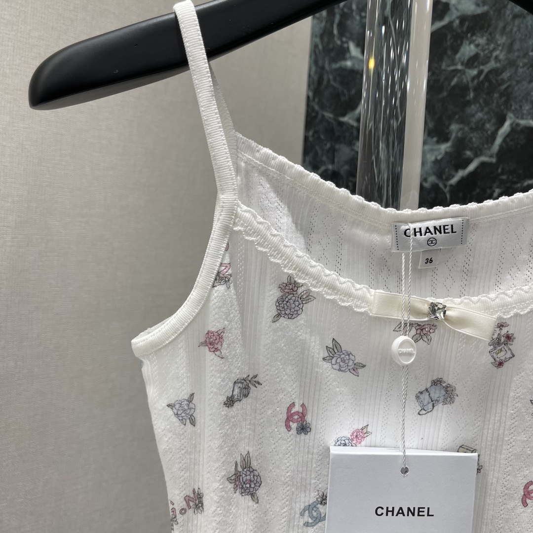 CHANE25SS Colourful Print Vest