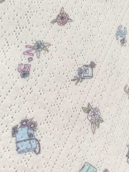 CHANE25SS Floral Bow Short Sleeve