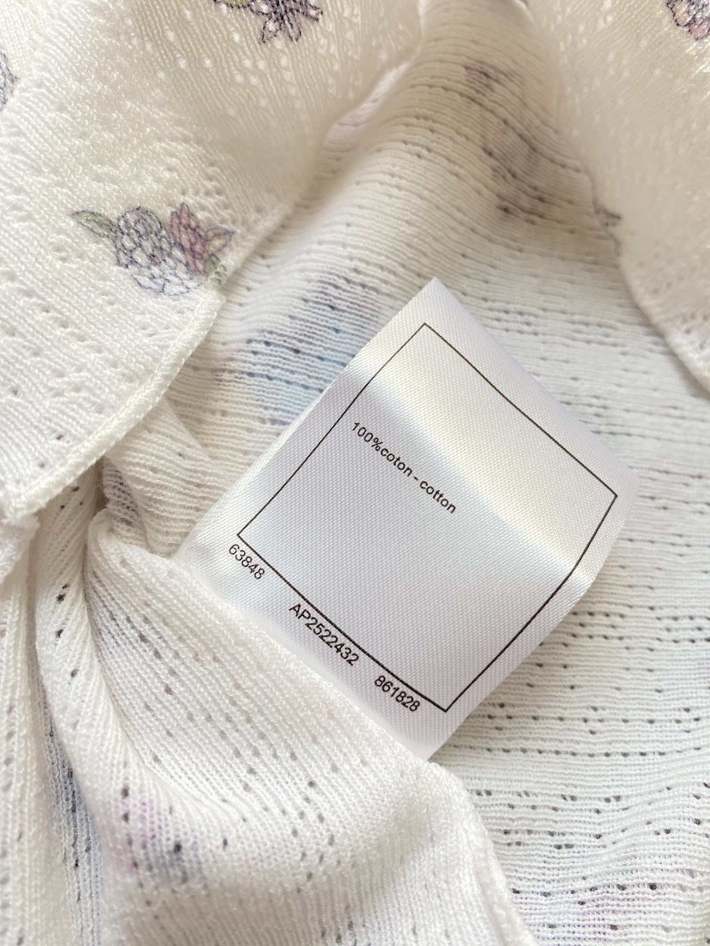 CHANE25SS Floral Bow Short Sleeve