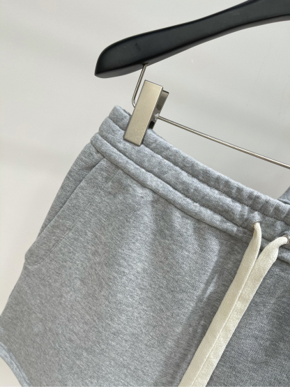 Miu Light Gray Leather Curry Monogram Set