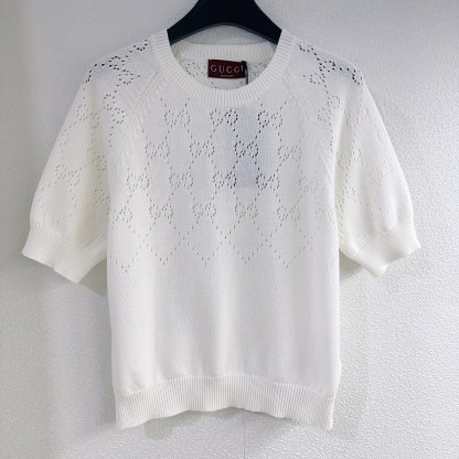 GG25 Cutout Knit Short Sleeve