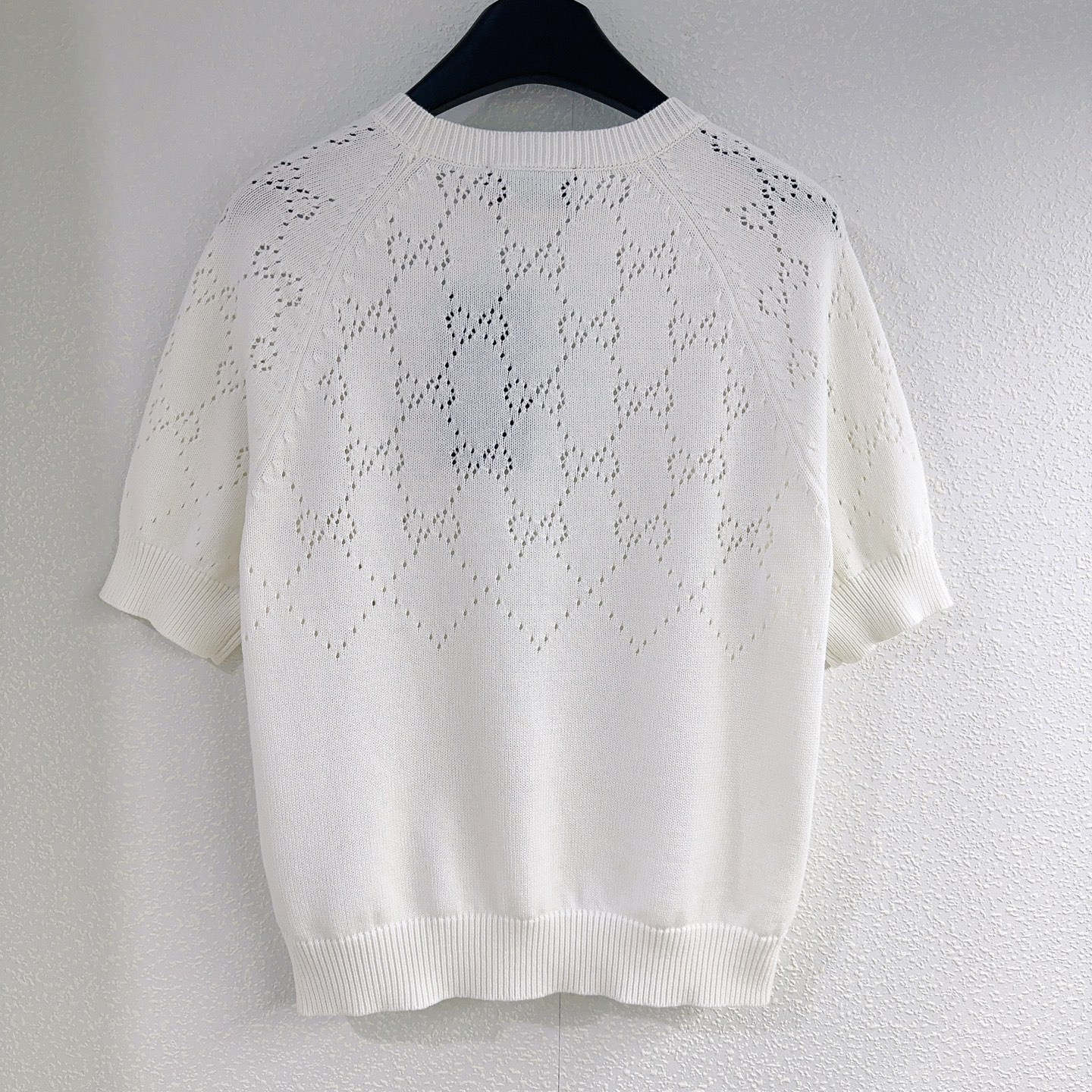 GG25 Cutout Knit Short Sleeve