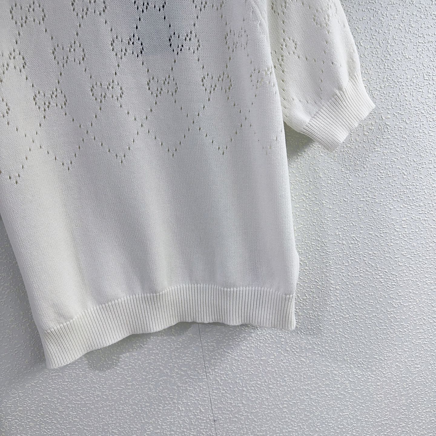 GG25 Cutout Knit Short Sleeve