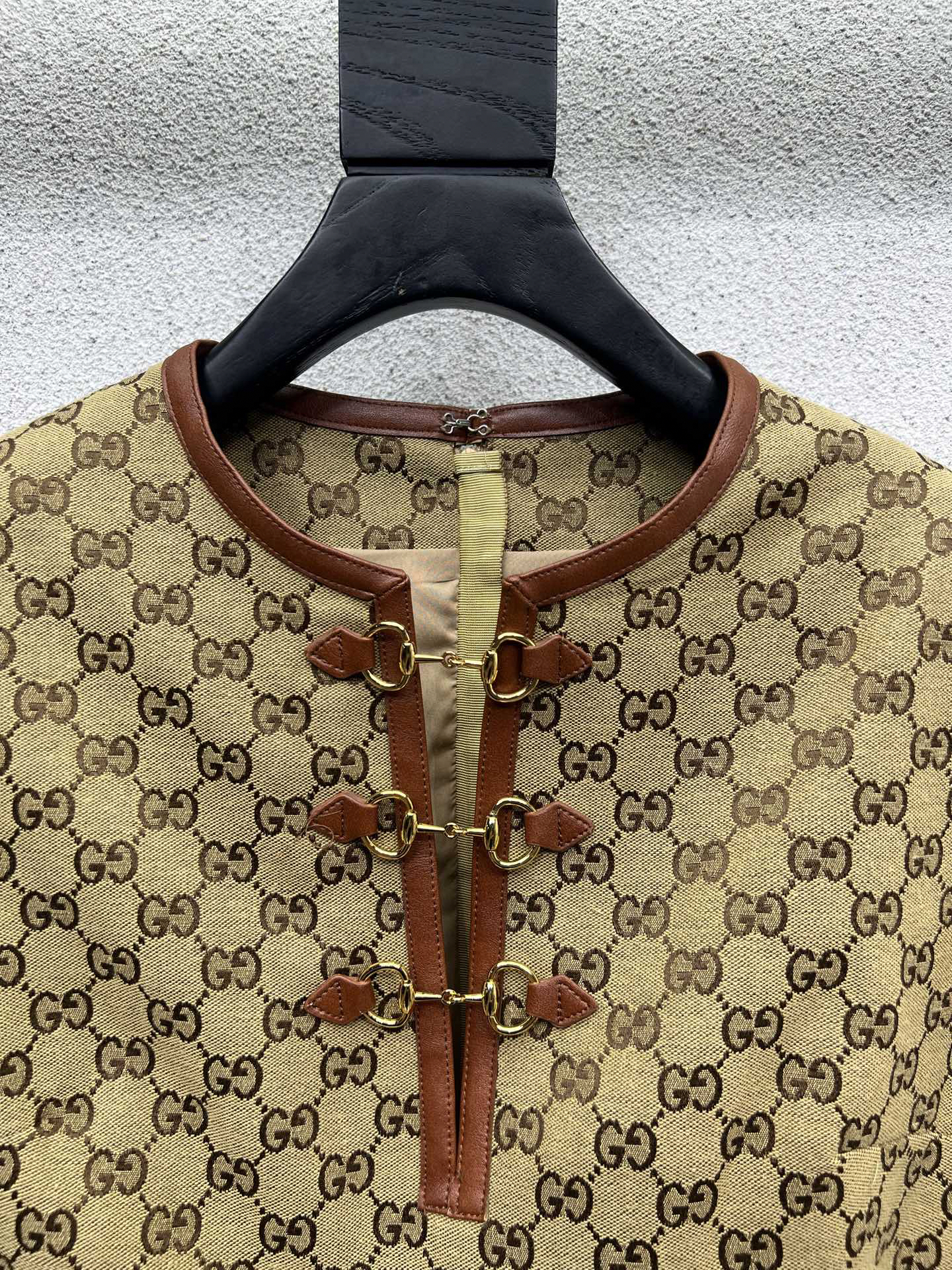 GG Khaki Jacquard Dress