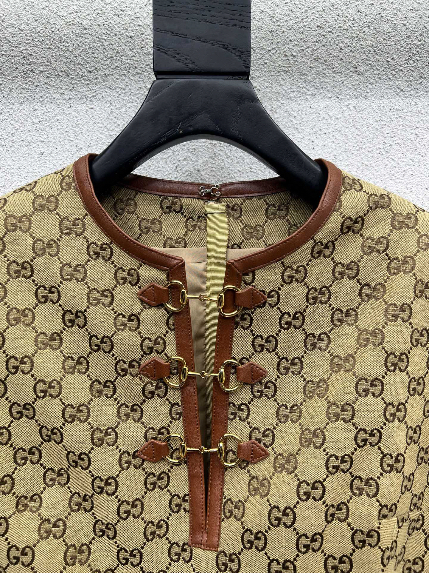 GG Khaki Jacquard Dress