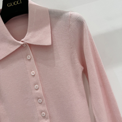 GG Pink Wrap Knit