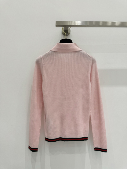 GG Pink Wrap Knit