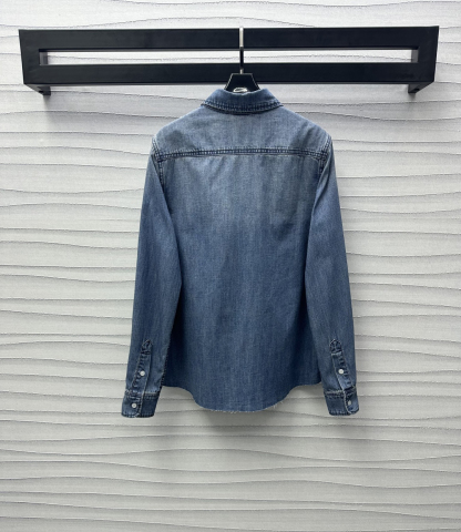 Miu thin denim shirt