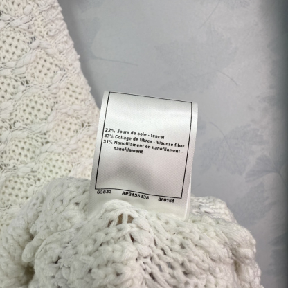 Chanl Three-dimensional hand-crocheted knit tank dress