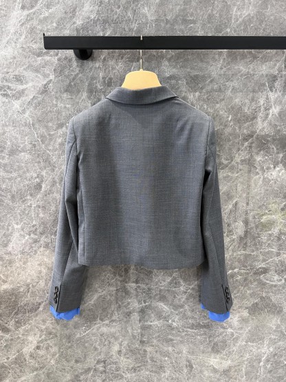 MIU blazer with blue trim