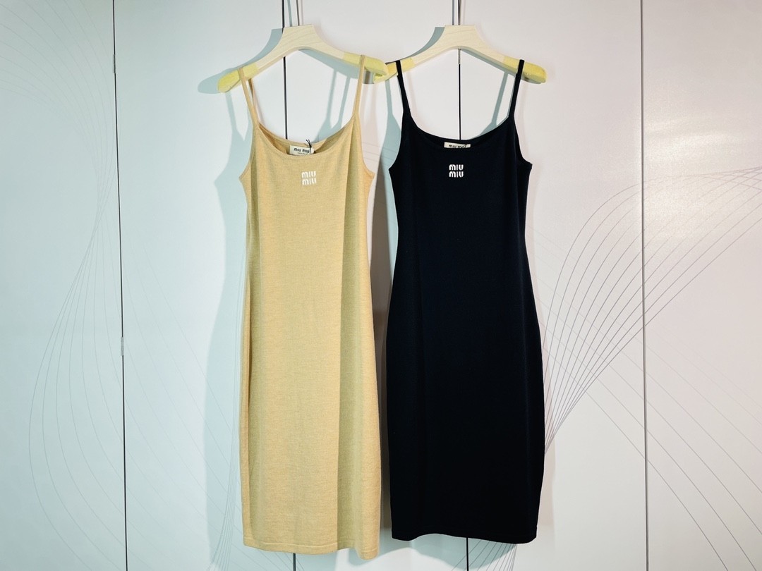 Miu New Halter Slim Dresses