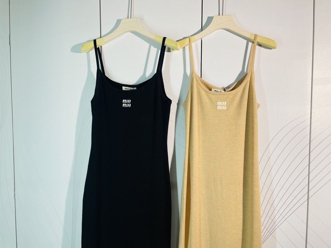 Miu New Halter Slim Dresses