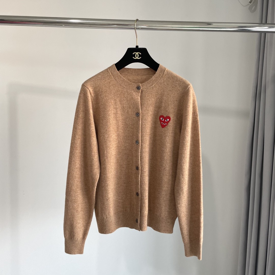 Camel Long Sleeve Cardigan