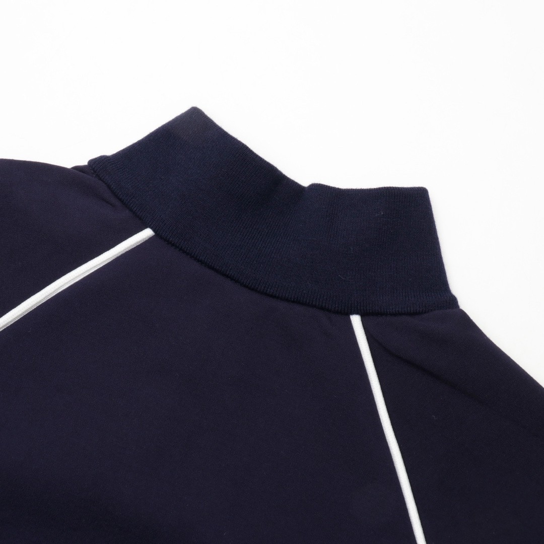 Miu Nylon Fleece Stand-Up Jacket Coat