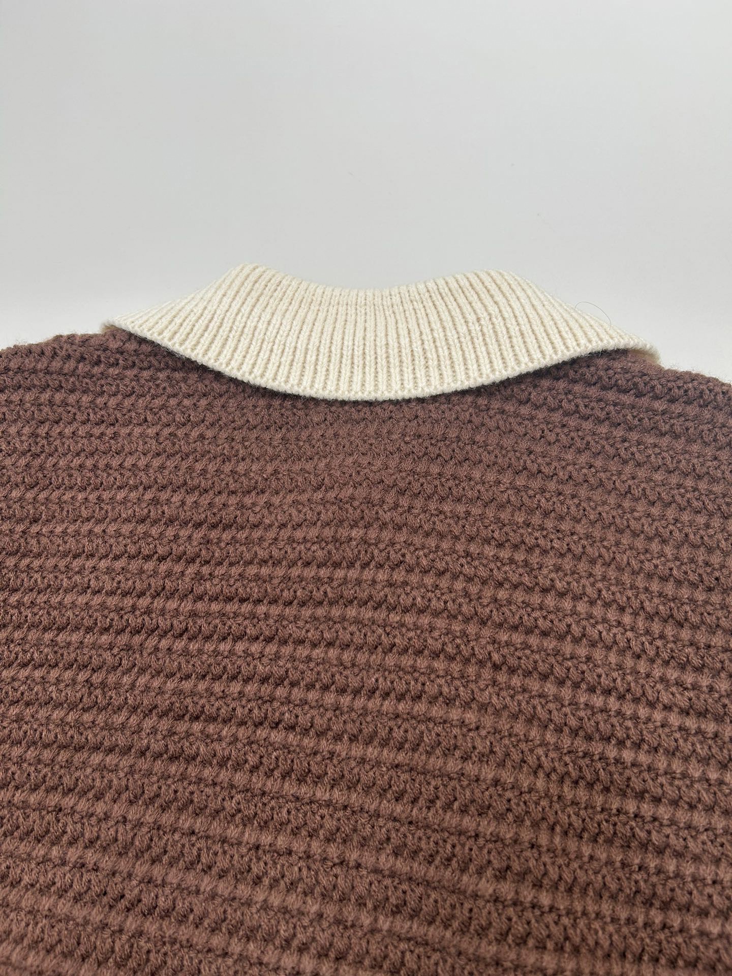 Miu Two-Way Zipper Knit Cardigan