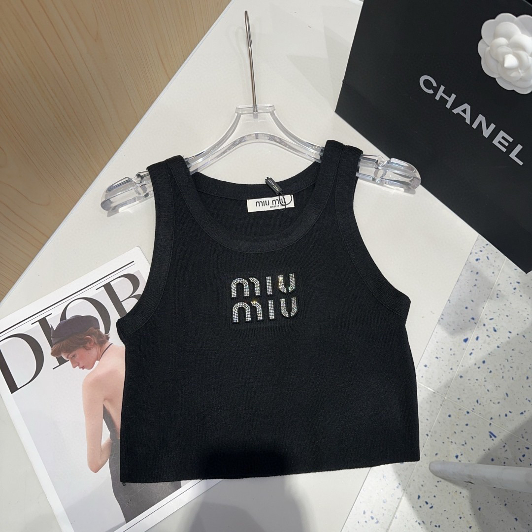 MIU25SS monogrammed vest