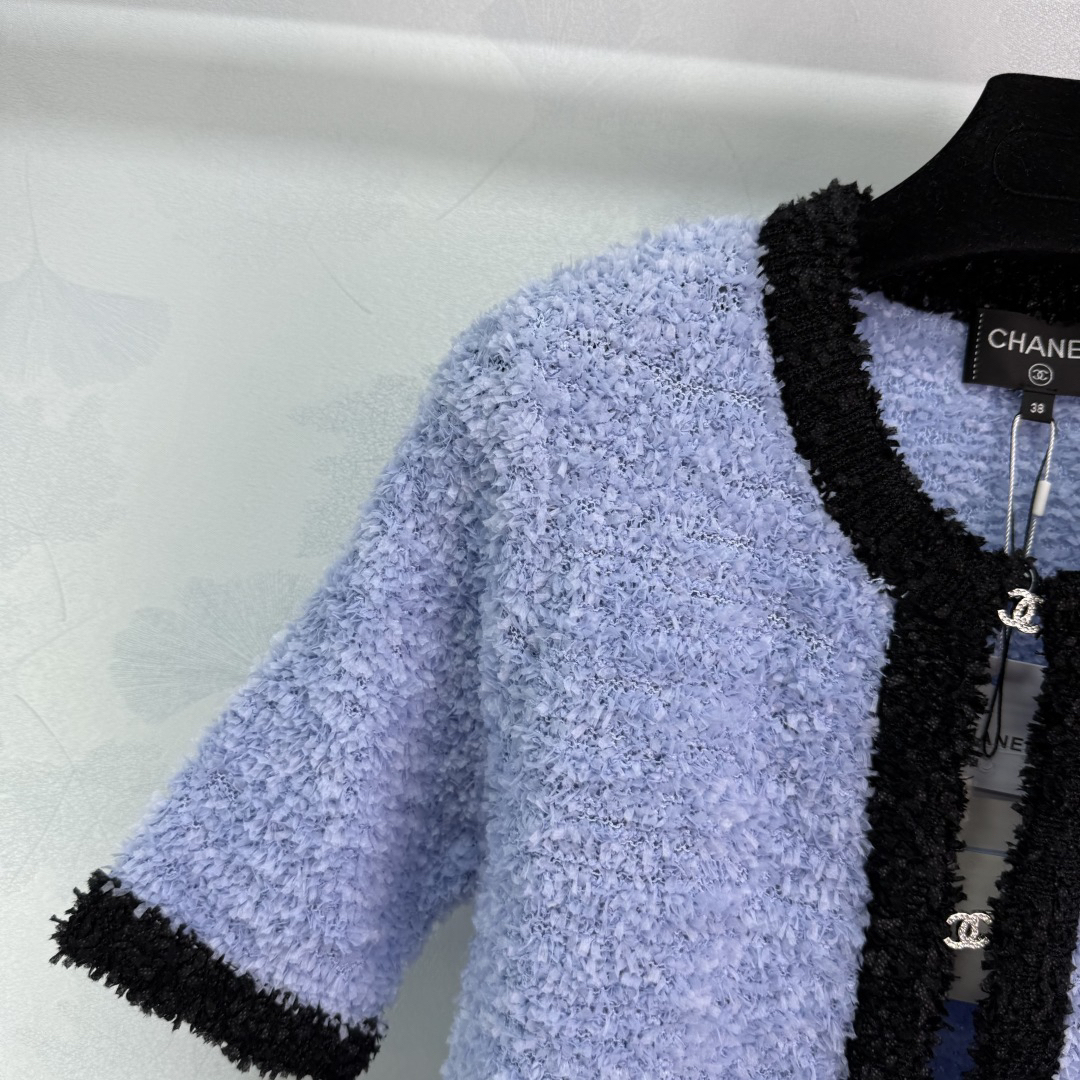 CHANE25SS chambray cardigan jacket