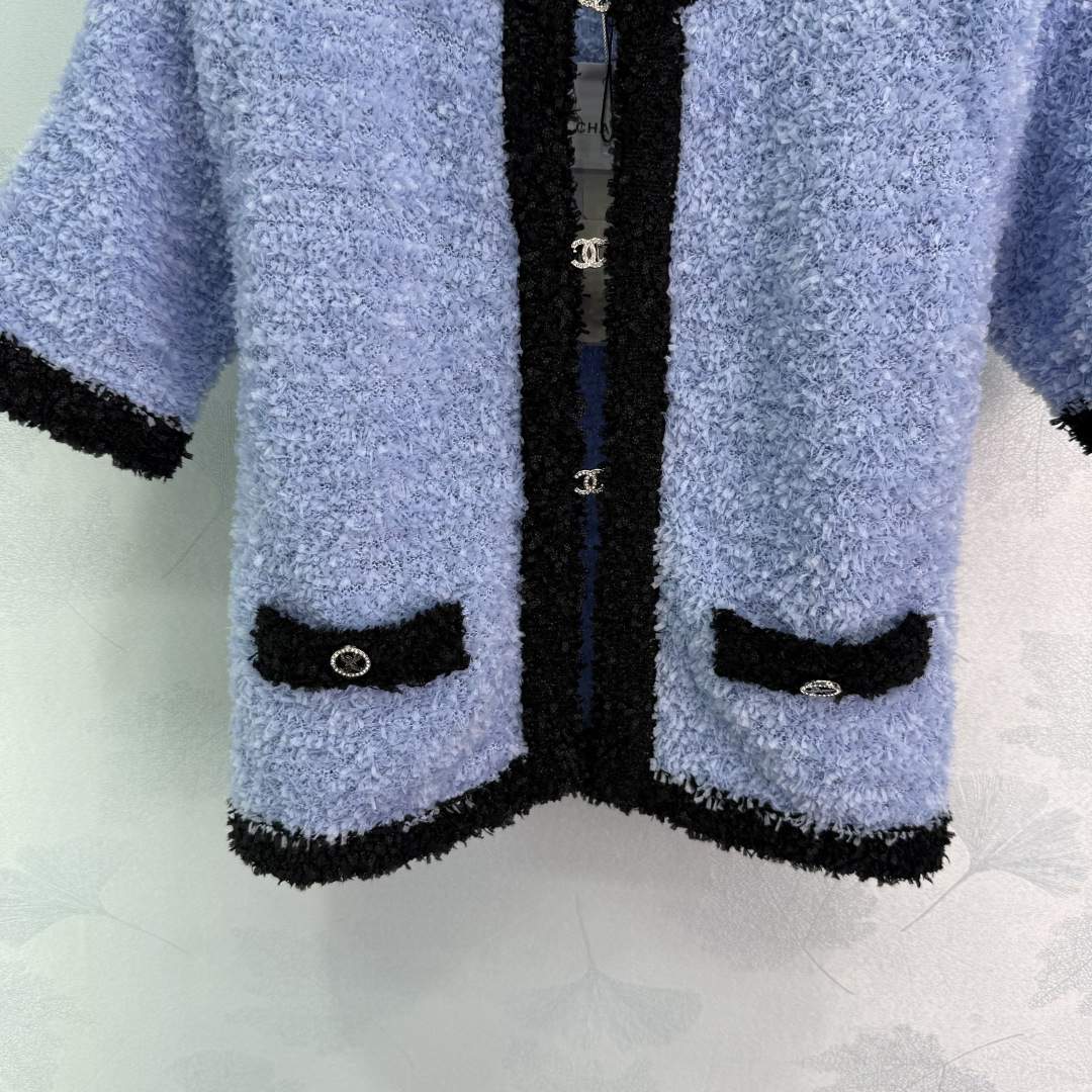 CHANE25SS chambray cardigan jacket