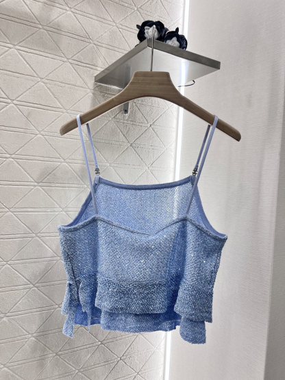 CHANE25SS Ruffled Suspenders