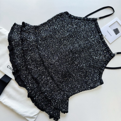 CHANE25SS Beaded Suspenders