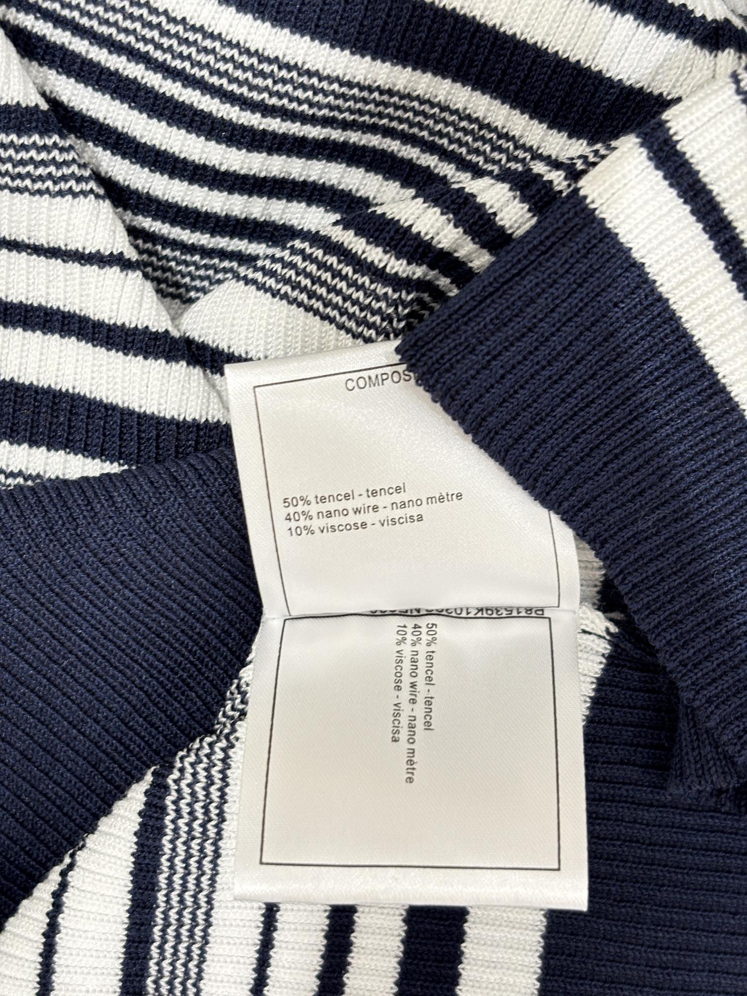 CHANE25SS round neck monogrammed logo tank top