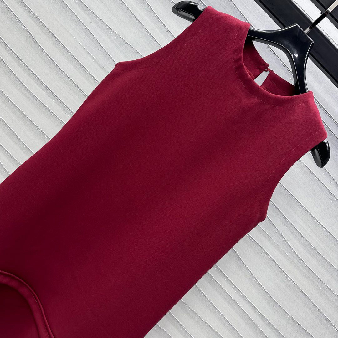 Gucc25SS Ruffle Tank Dress