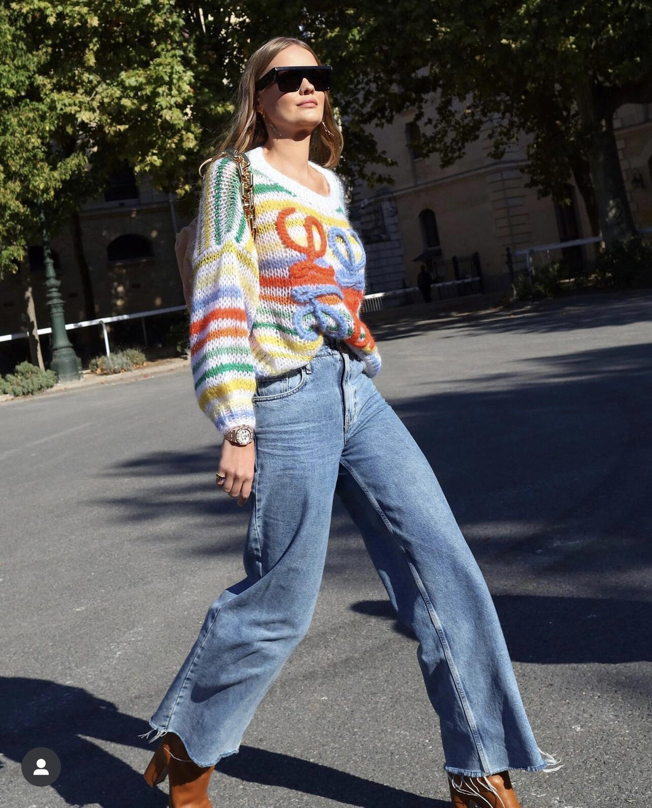 LOE Rainbow Seahorse Sweater