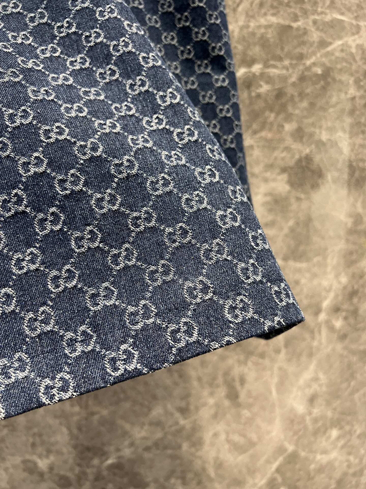 GUCC25SS Classic Double G Old Flower Round Neck Dress