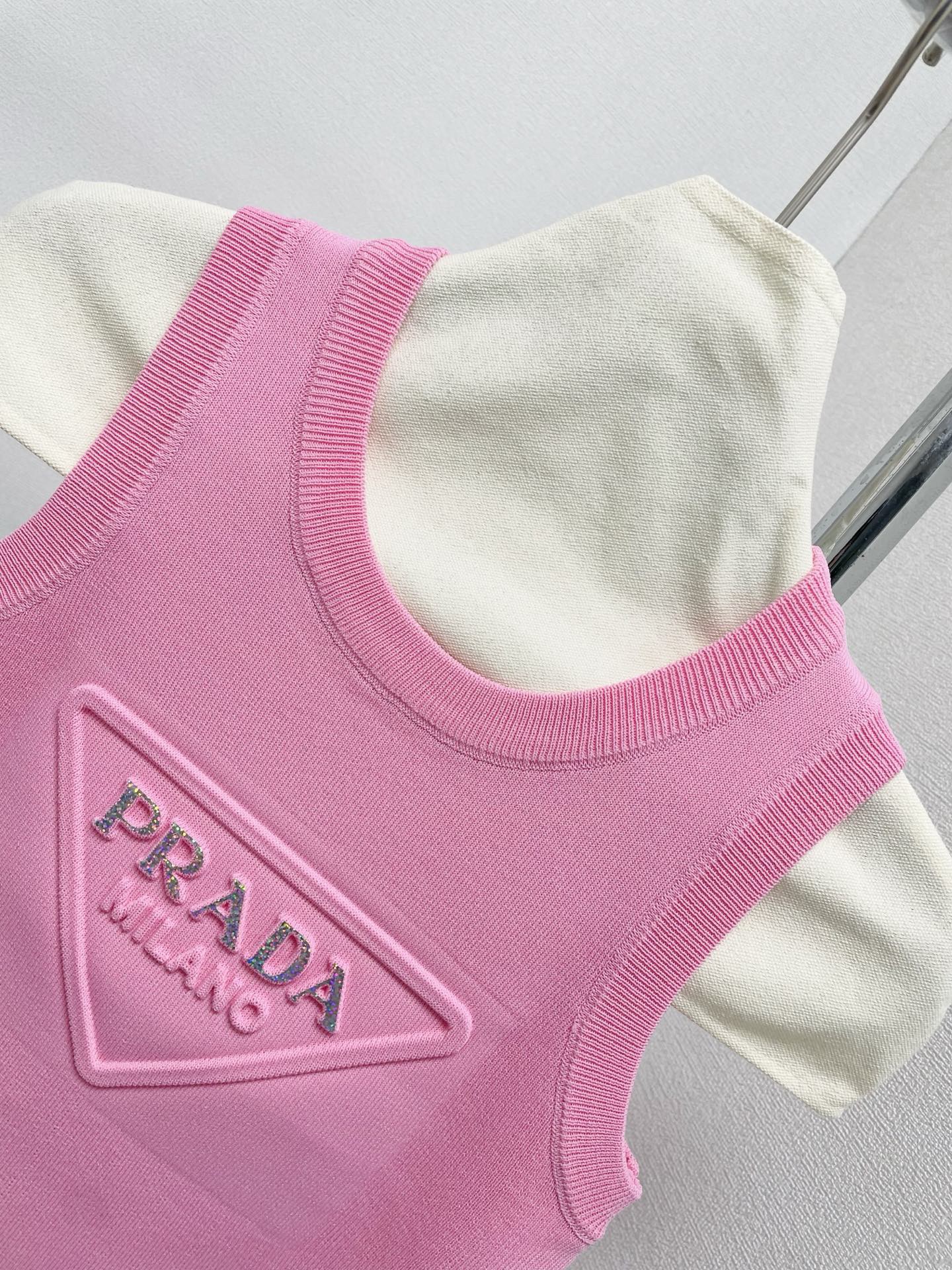 PRAD Stencil Knit Vest