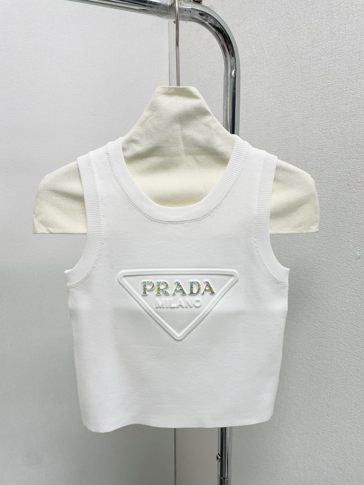 PRAD Stencil Knit Vest