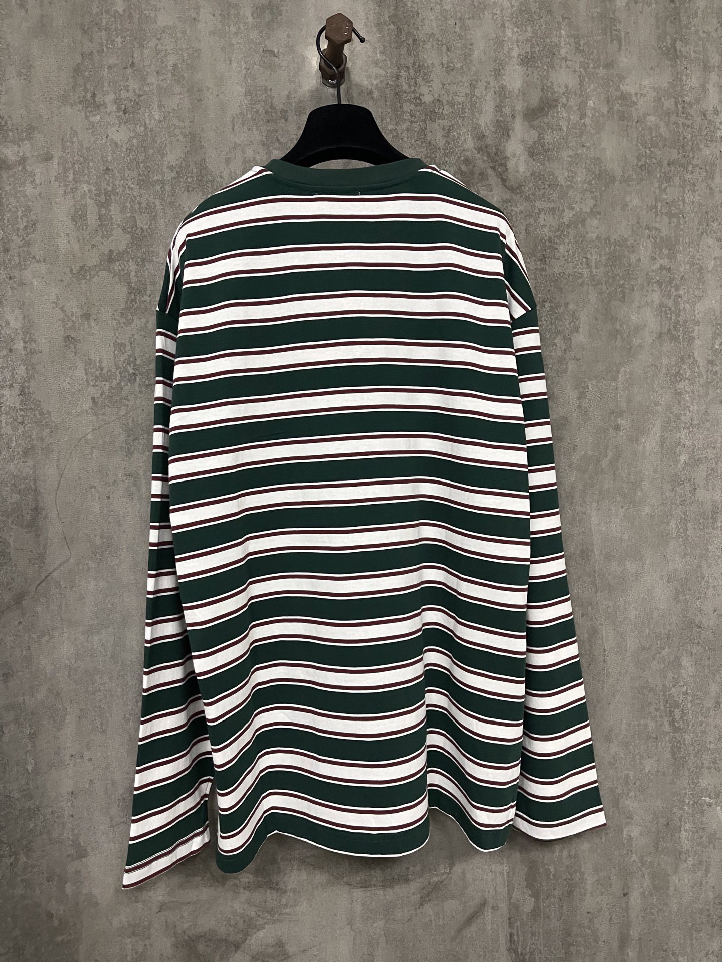 MIU25SS Striped Long Sleeve Top