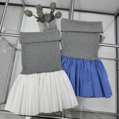 MIU25SS Sheath Patchwork Dress