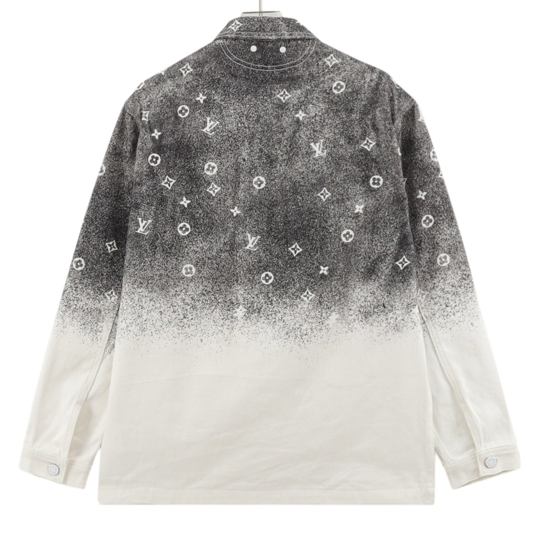 LU Star Rendered Aged Denim Jacket