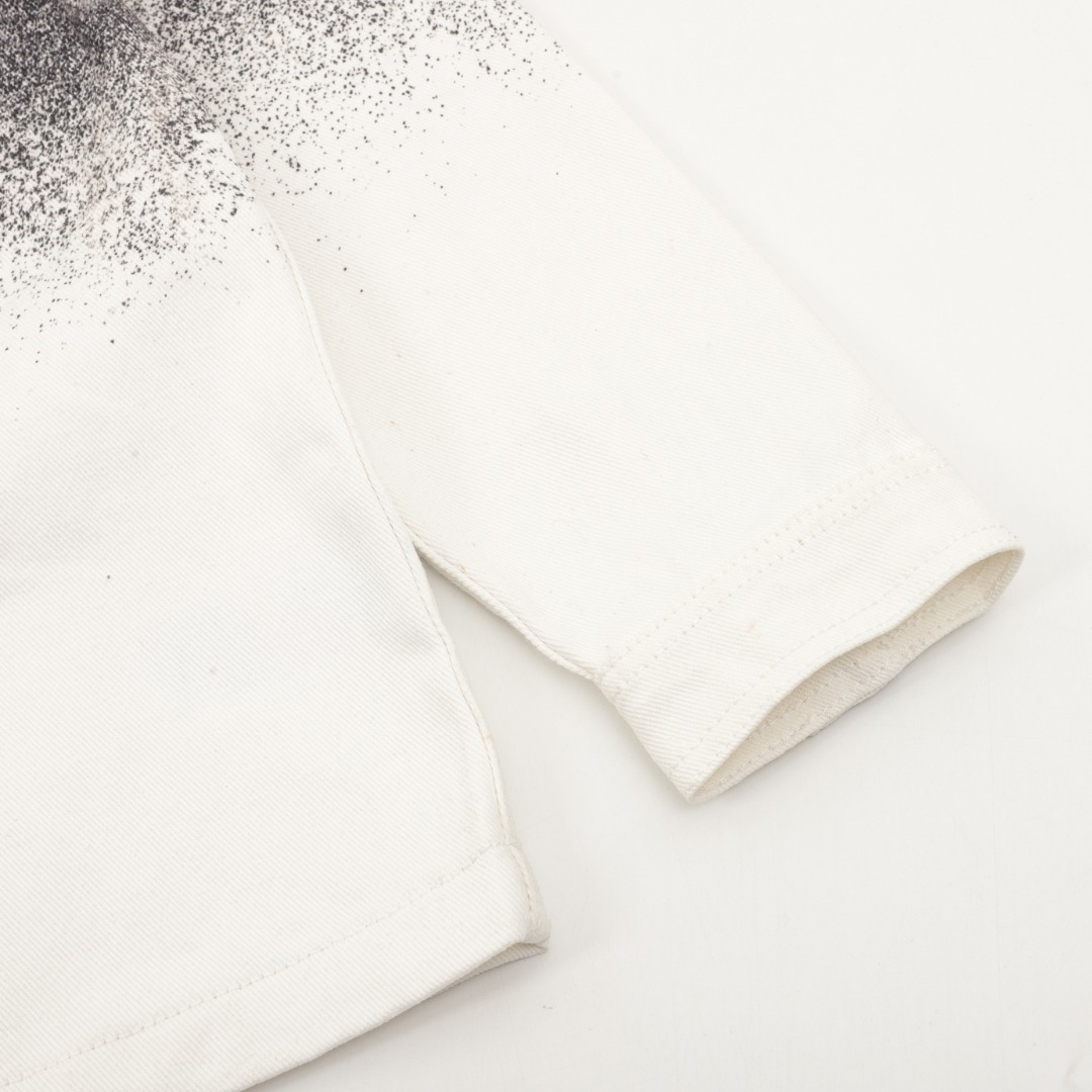 LU Star Rendered Aged Denim Jacket