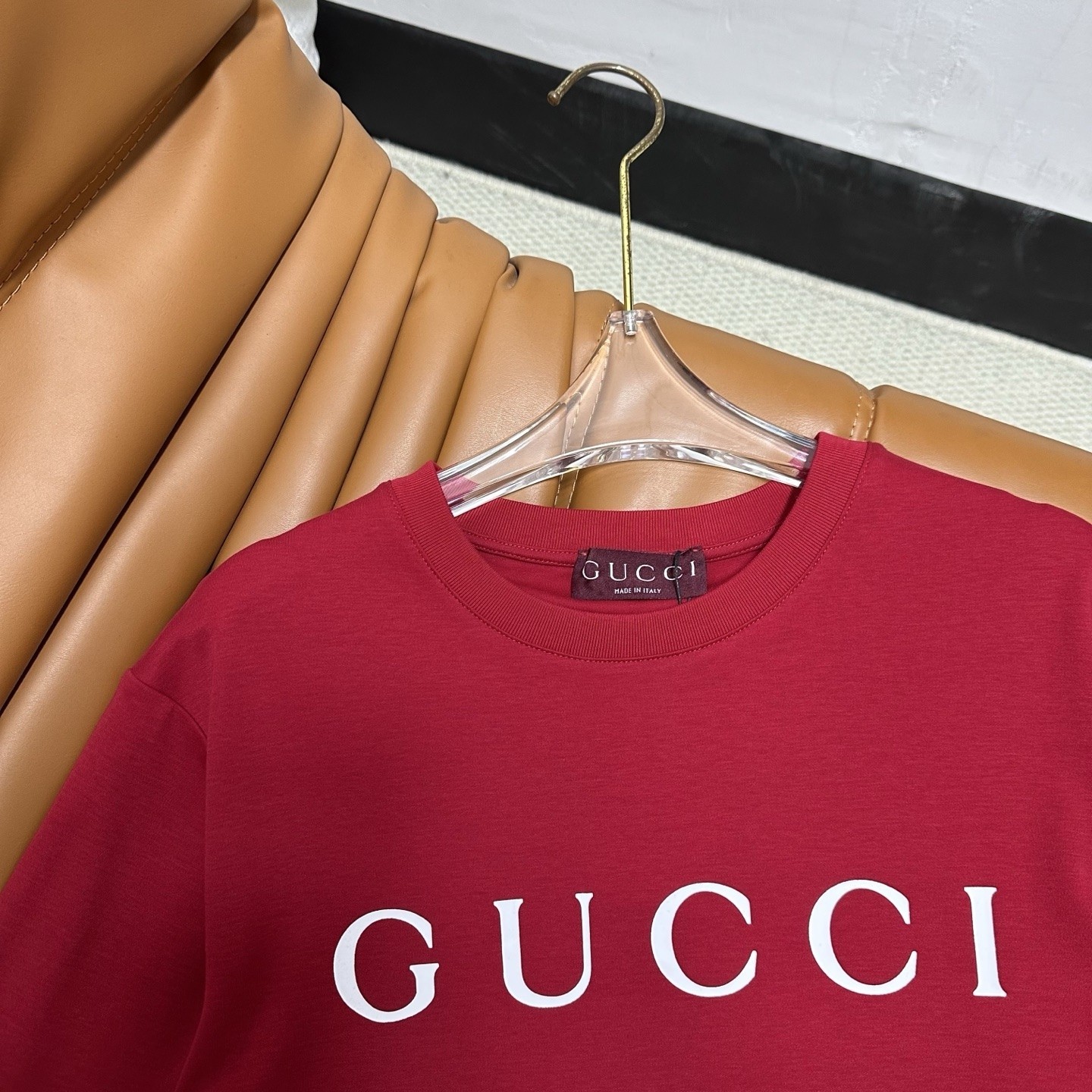 GG Round-Neck Printed Short-Sleeve T-Shirt