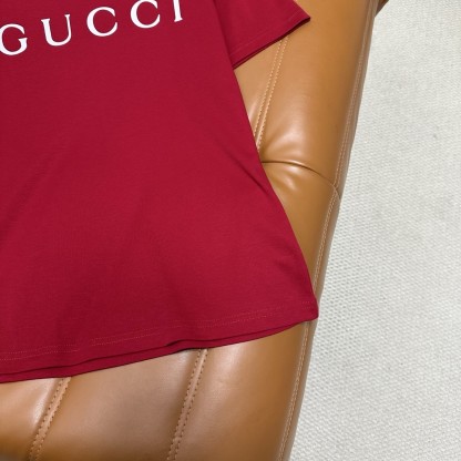 GG Round-Neck Printed Short-Sleeve T-Shirt