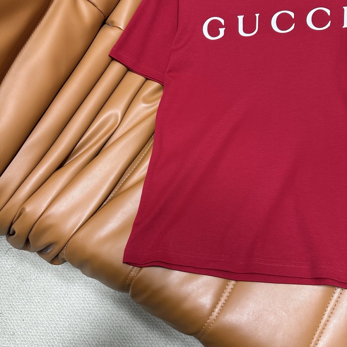 GG Round-Neck Printed Short-Sleeve T-Shirt