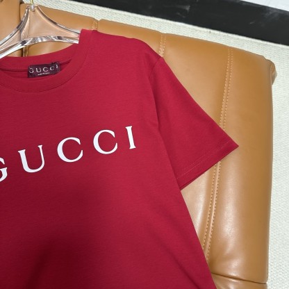 GG Round-Neck Printed Short-Sleeve T-Shirt