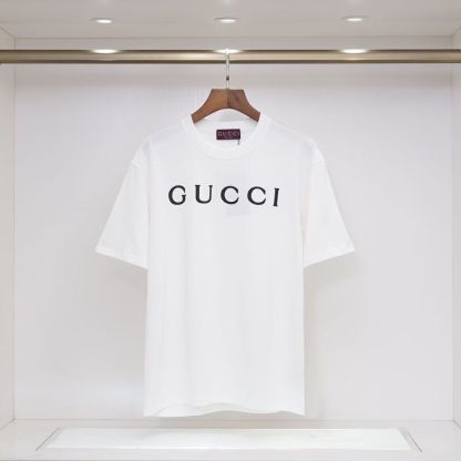 GG Round-Neck Printed Short-Sleeve T-Shirt