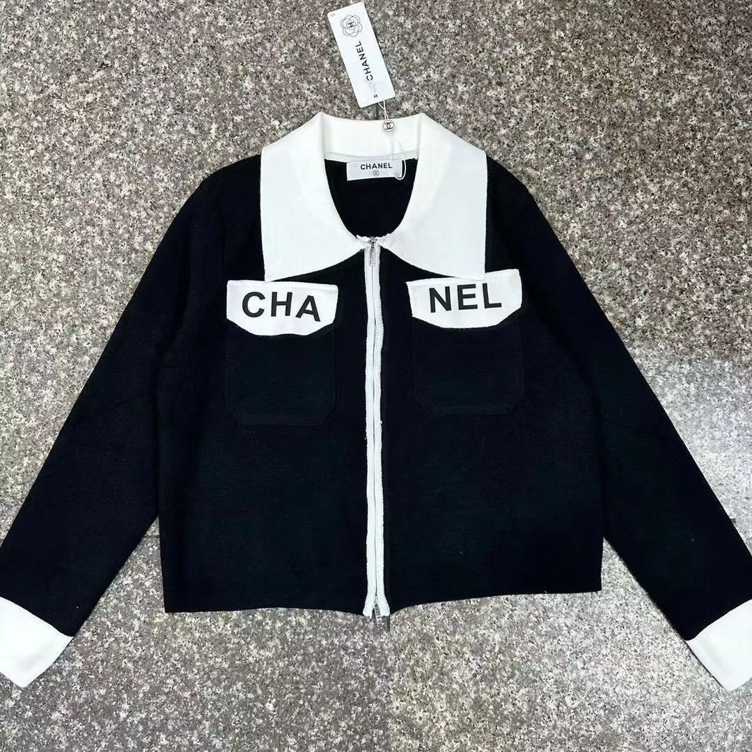 2025 Fall/Winter New Arrival: European-Style High-Quality Knit Cardigan Jacket for Women Elegant Collared Top