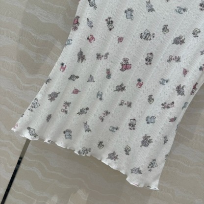 CHANE25SS Floral Bow Short Sleeve