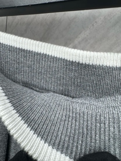 MIU25SS Grey College Style Pleated Skirt